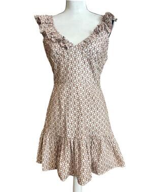 MINKPINK Tanjil Embroidered Mini Dress medium